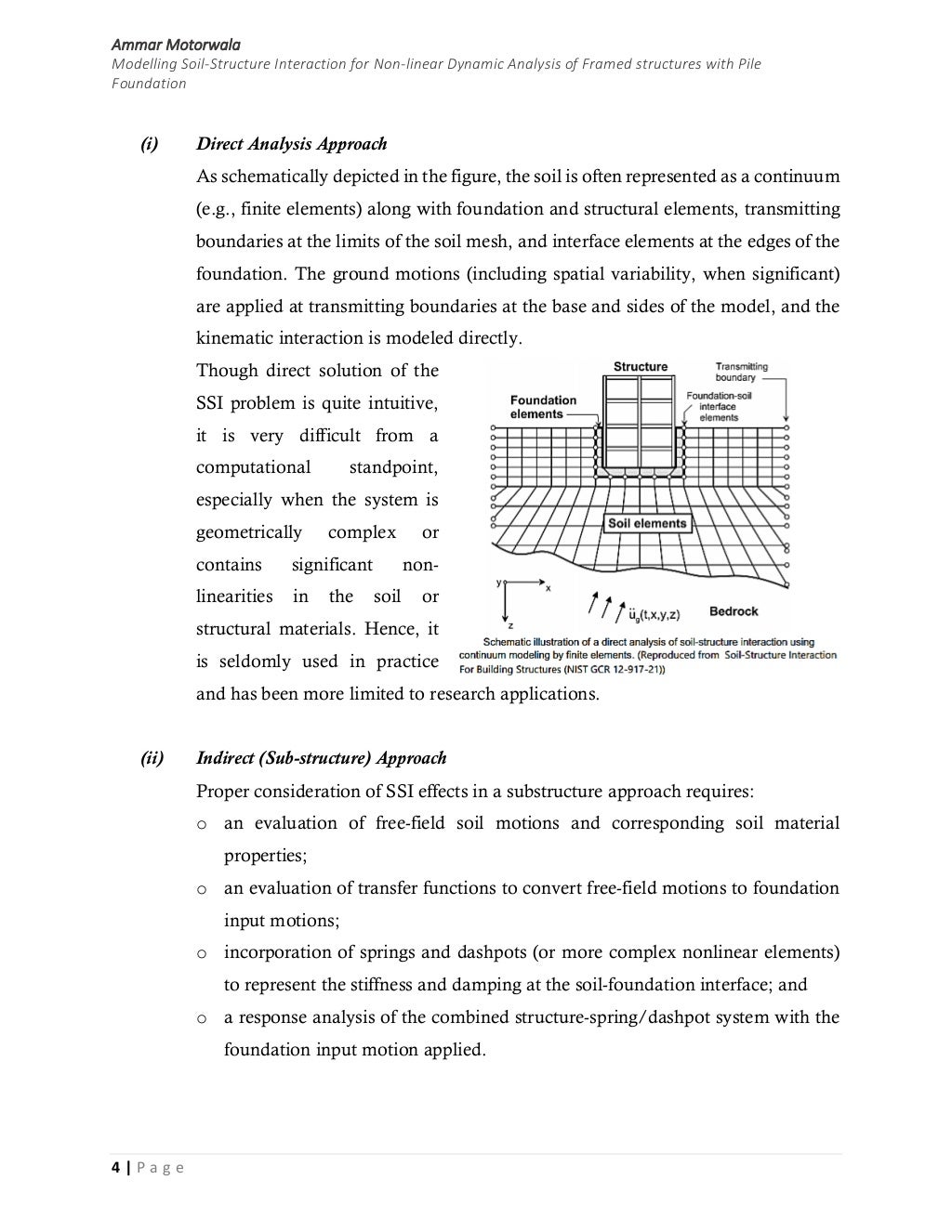 Soil Structure Interaction