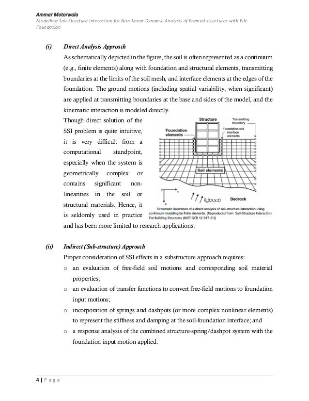 Soil Structure Interaction