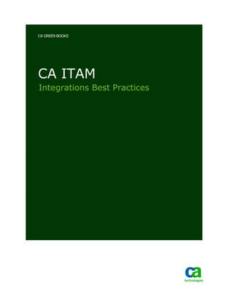 CA ITAM Greenbook - Chapter 1