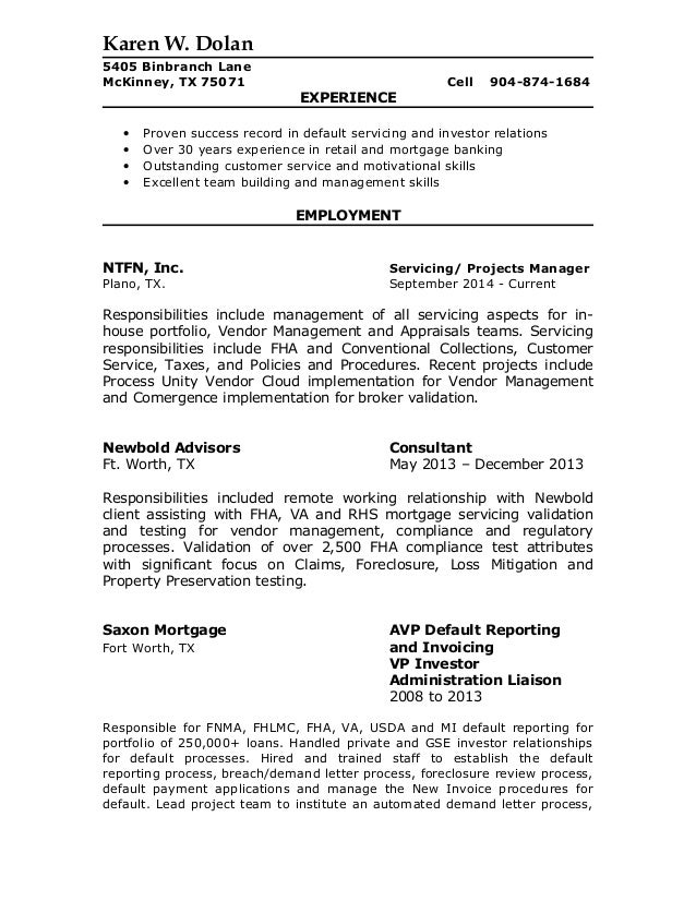 karen dolan s resume 2015