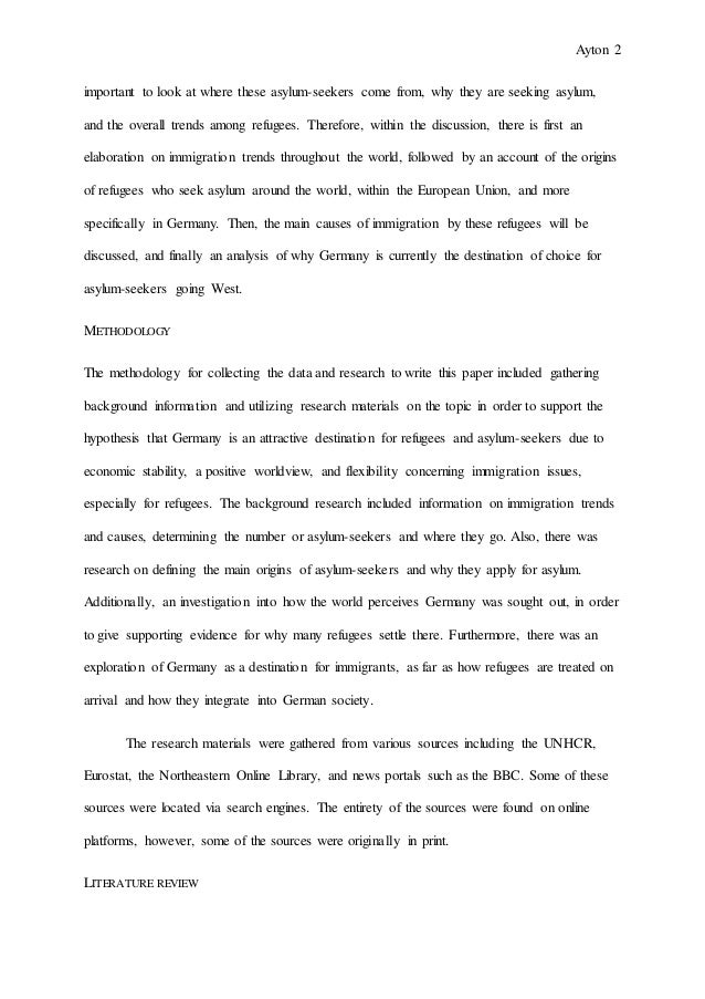 Sample academic essay