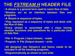 7 Data File Handling | PPT | Programming Languages | Computing