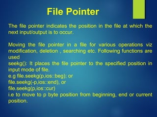 data file handling | PPT