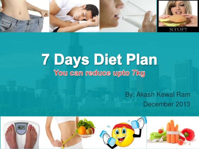 diet plan for weight loss in 7 days