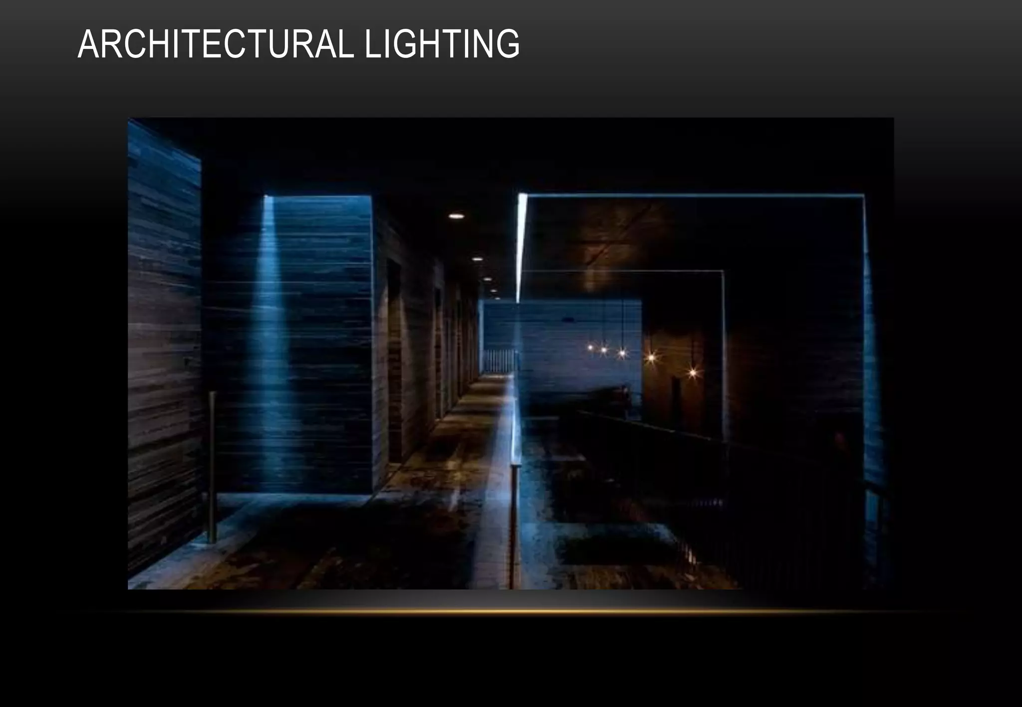 Interior and lighting design PPT
