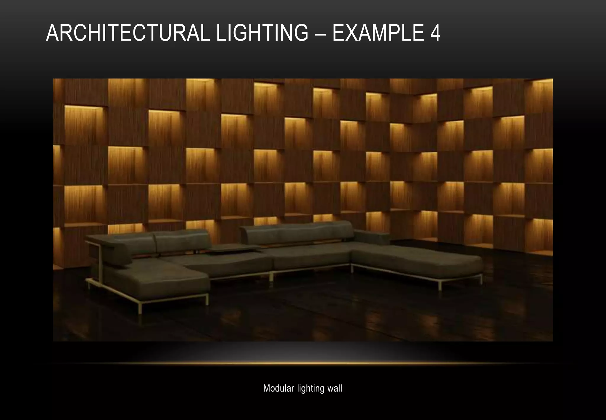 Interior and lighting design PPT