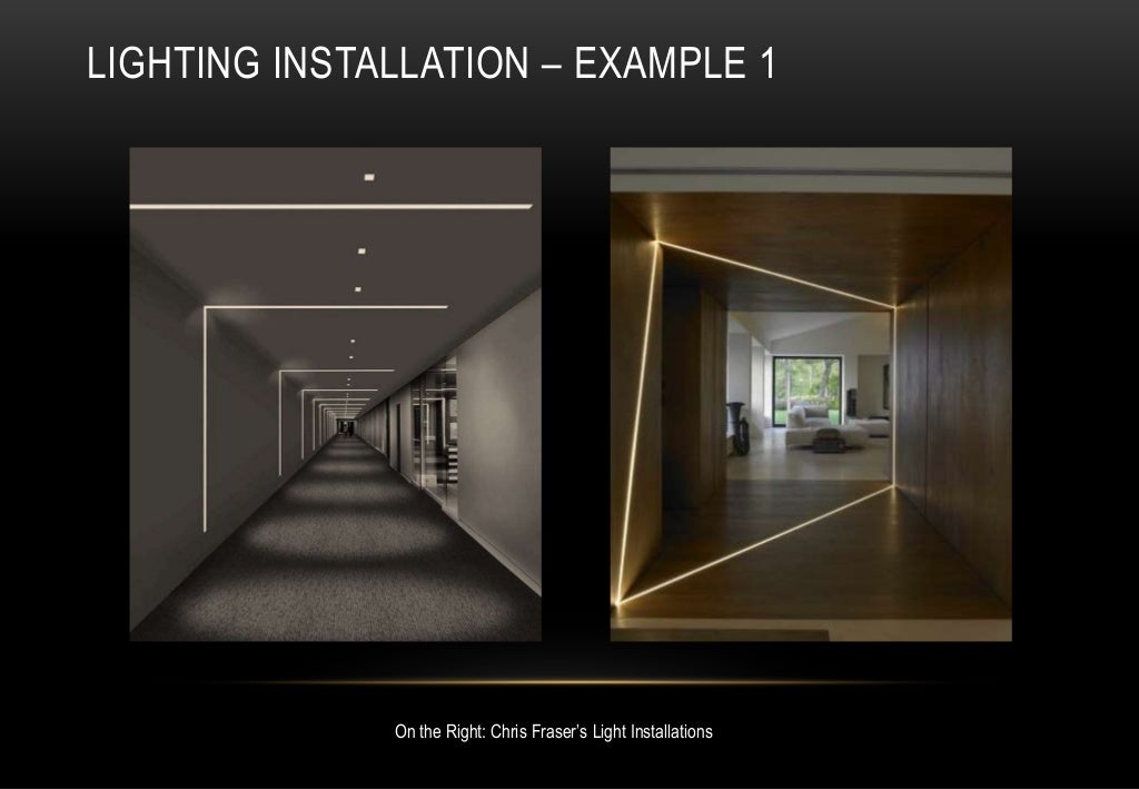 Interior and lighting design
