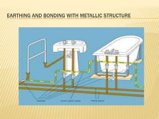 EARTHING AND BONDING WITH METALLIC STRUCTURE
 