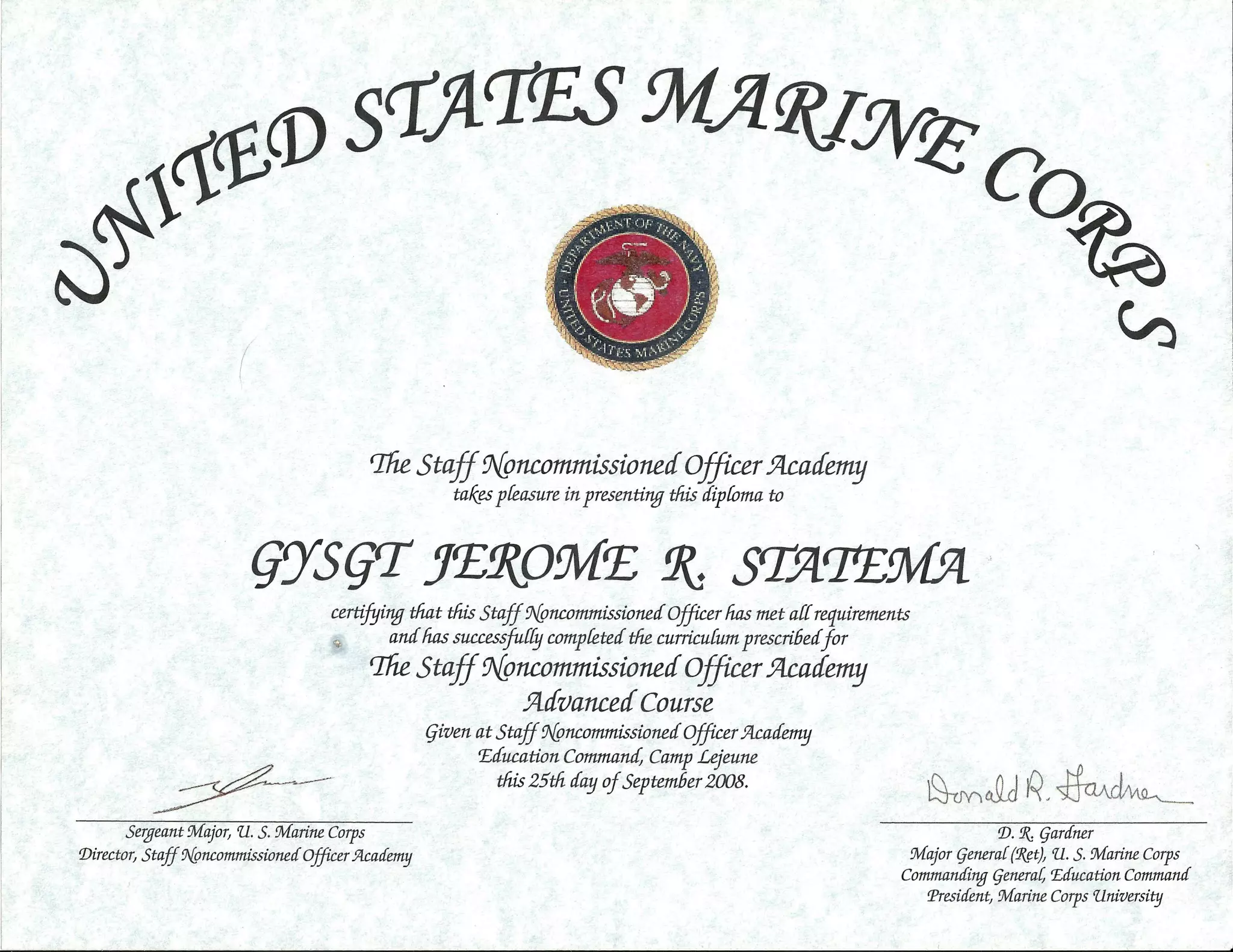 CertComp - SNCO Academy Advanced Course | PDF