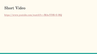 Short Video
https://www.youtube.com/watch?v=MAuVDB-G-HQ
 