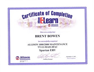 Allison 1K2K Certification.PDF