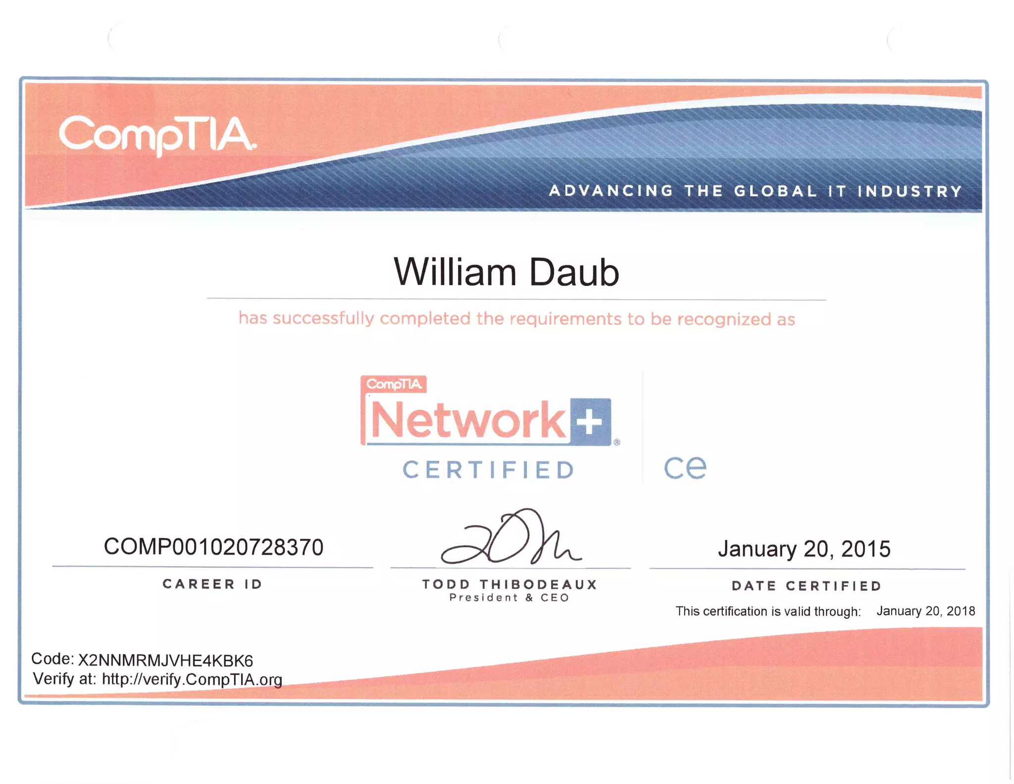 Network+ Certificate | PPT