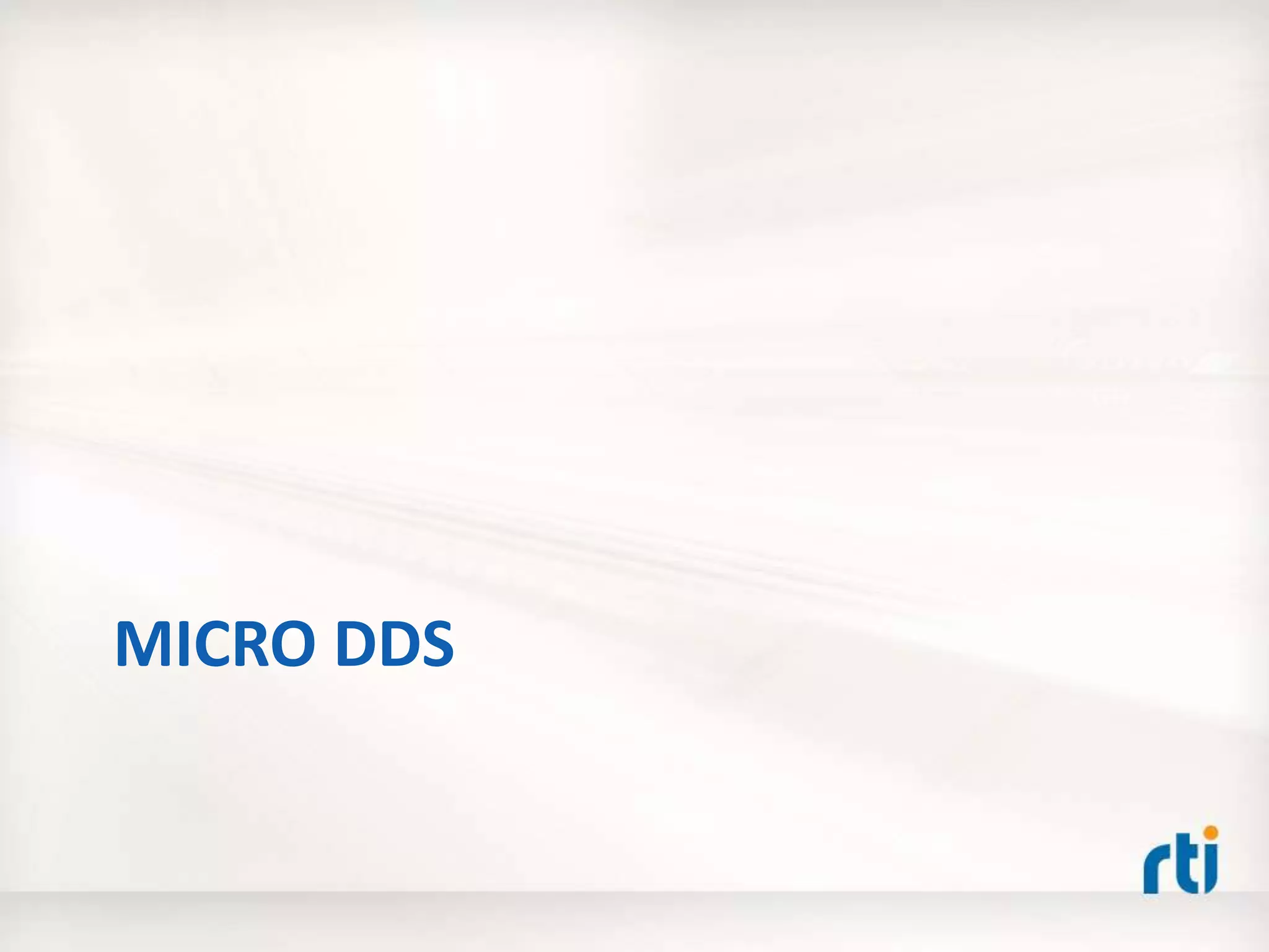 MICRO DDS
 