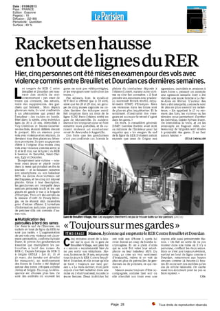 Tous droits de reproduction réservés
Date : 01/06/2013
Pays : FRANCE
Edition : Essonne
Page(s) : 19
Diffusion : (32189)
Périodicité : Quotidien
Surface : 49 %
Page 28
 