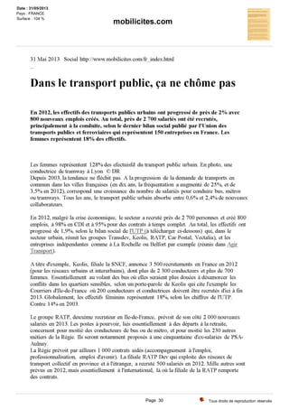 Tous droits de reproduction réservés
Date : 31/05/2013
Pays : FRANCE
Surface : 104 %
Page 30
 