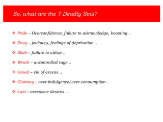 7 deadly sins for WPDev