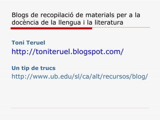 Jordi Adell.  Tendencias en educación en la sociedad  de las tecnologías de la información  </li></ul>