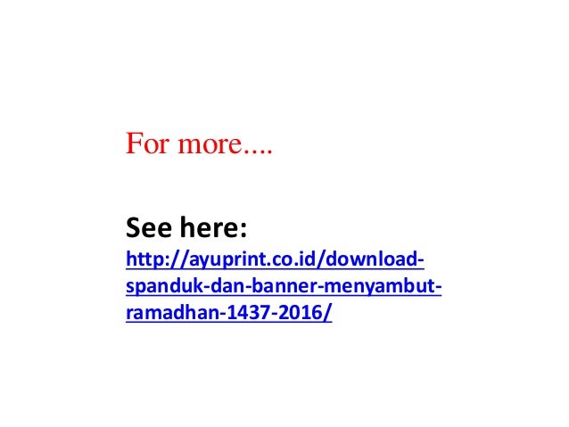 7 Desain Banner Ramadhan 1437 2016