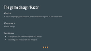 7 tips and tricks for game designers | PDF