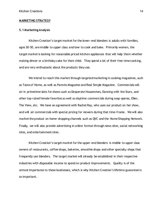 Kitchen Design Proposal Template