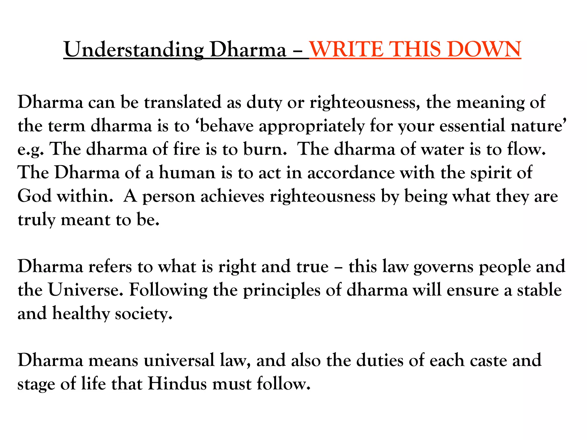 7 dharma 2 | PPT