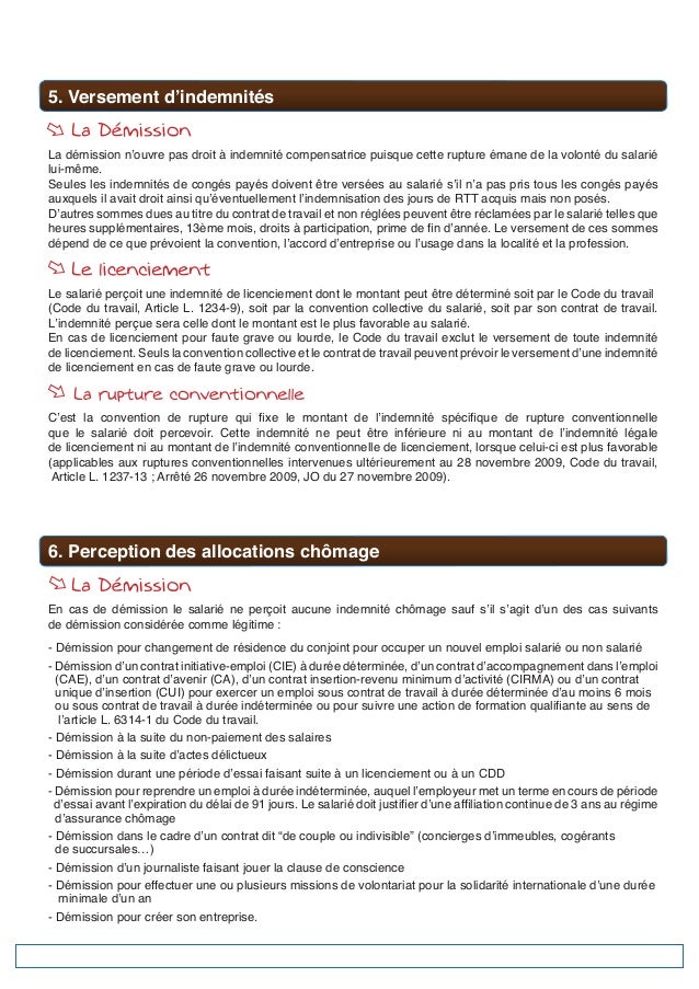 Différence Entre Rupture Conventionnelle Et Licenciement Amiable Diverses Différences