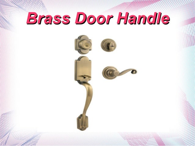 7 Different Type Of Brass Door Handle