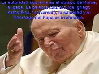 Susdiscipuloscontinuaronsusenseñanzas, pero con el paso del tiempo, tuvieron el poder y fundaron el Vaticano, quesimboliza la magnificencia de la iglesia a travésde los siglos.