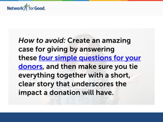 7 Donor Communication Mistakes to Avoid