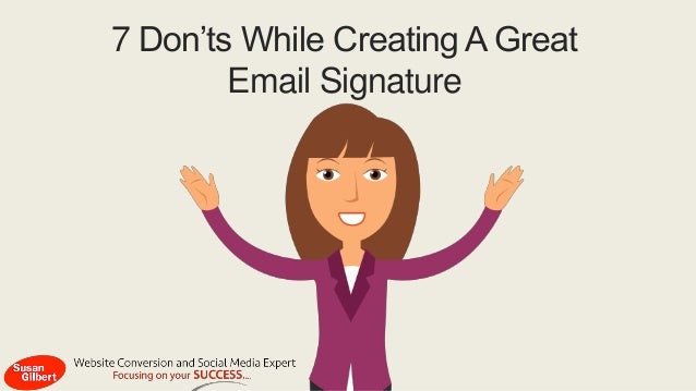 unique email signature