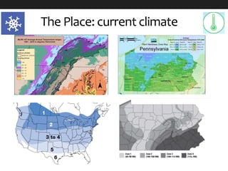 The Place: current climate
 