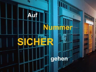 Seite 19 © StoneOne 2013
Auf
Nummer
SICHER
gehen
 