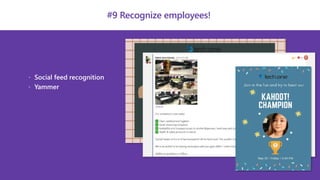 Driving Employee Engagement through Microsoft Teams | PPT
