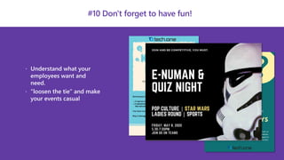 Driving Employee Engagement through Microsoft Teams | PDF