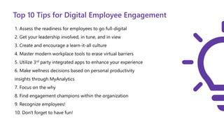 Driving Employee Engagement through Microsoft Teams | PDF