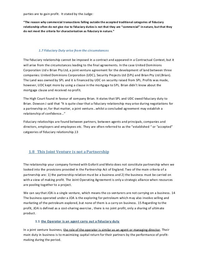 partnership agreement between two companies