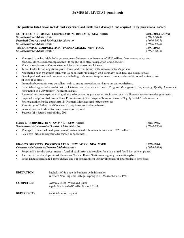 Master piece resume