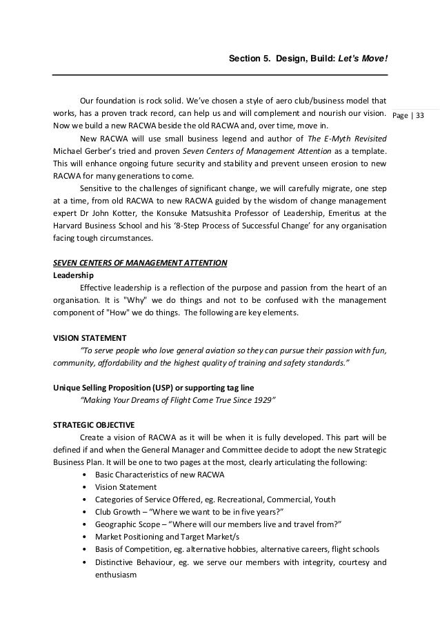 new strategic business plan