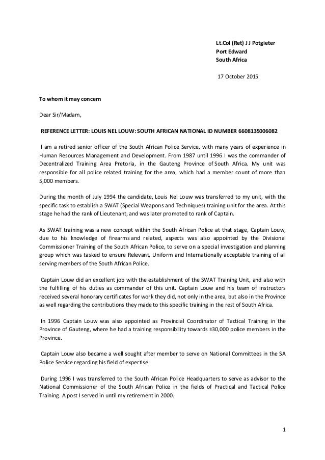 recommendation letter for police job under fontanacountryinn com letter of recommendation for police sergeant
