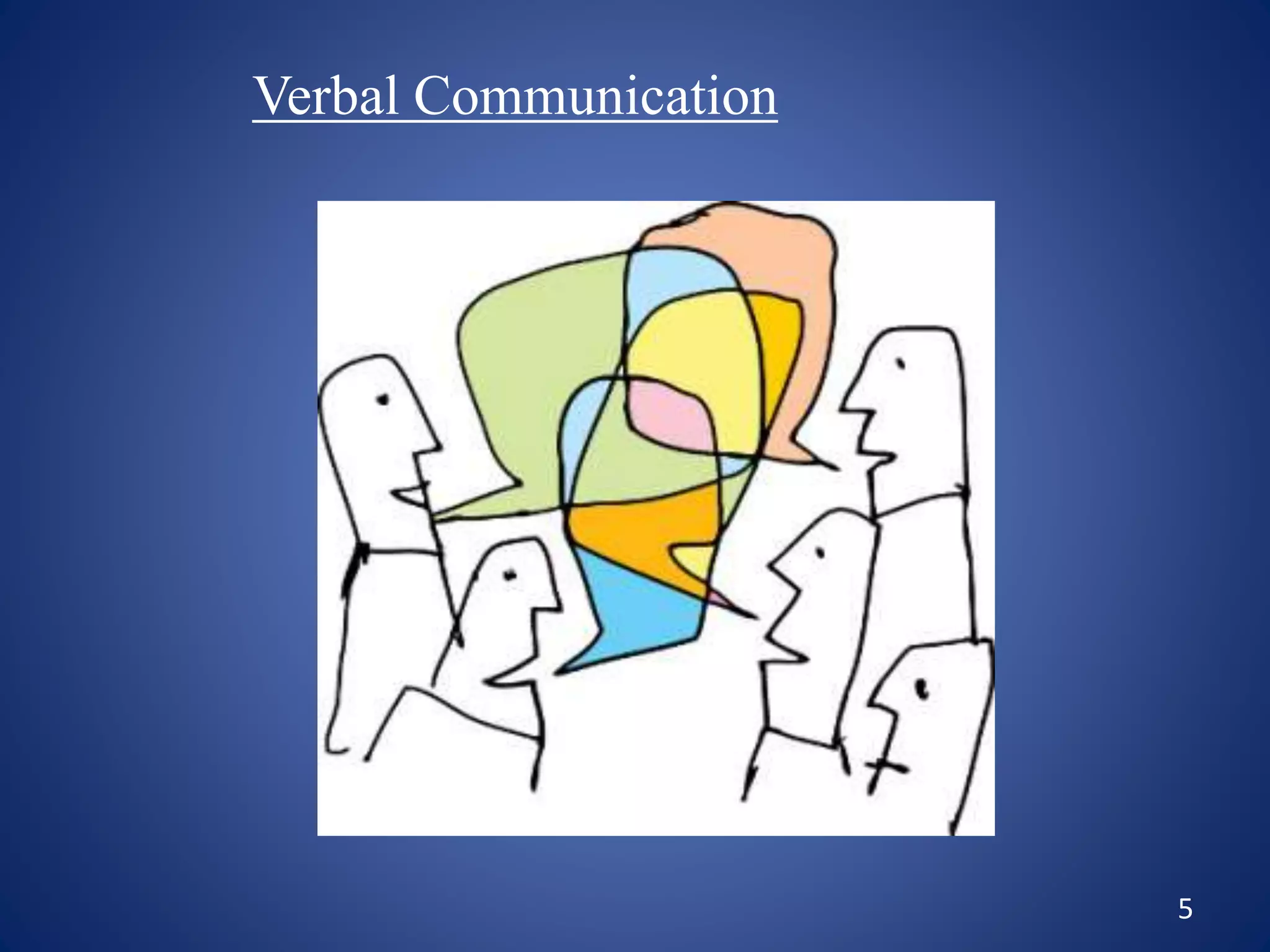 5
Verbal Communication
 