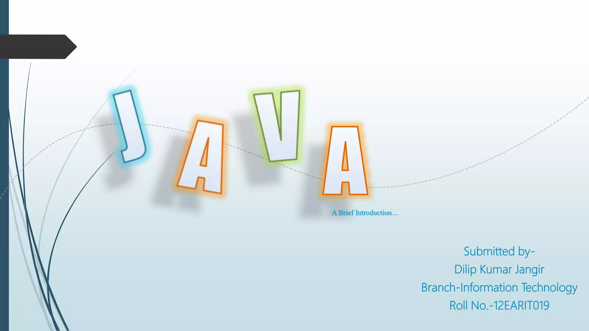 Java PPT | PPTX | Programming Languages | Computing