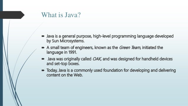Java PPT