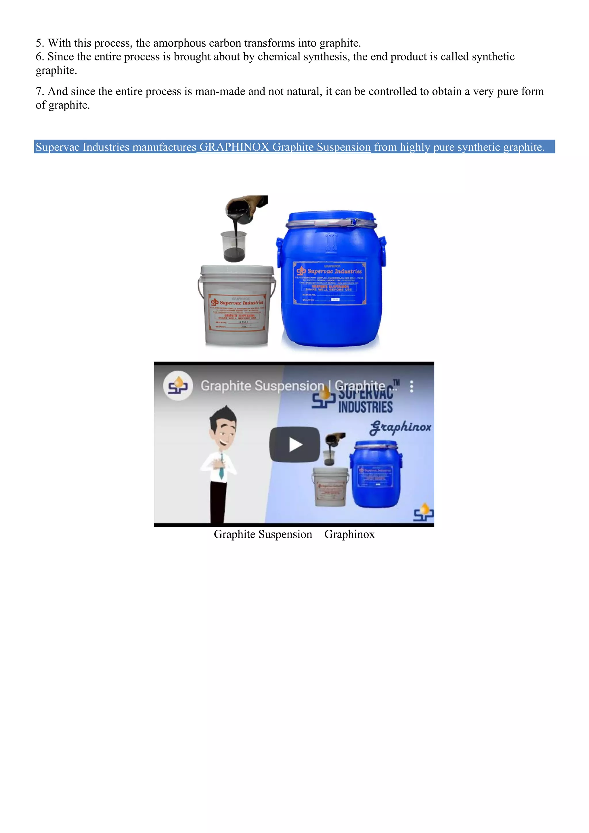 7 easy steps explaining synthetic graphite | PDF