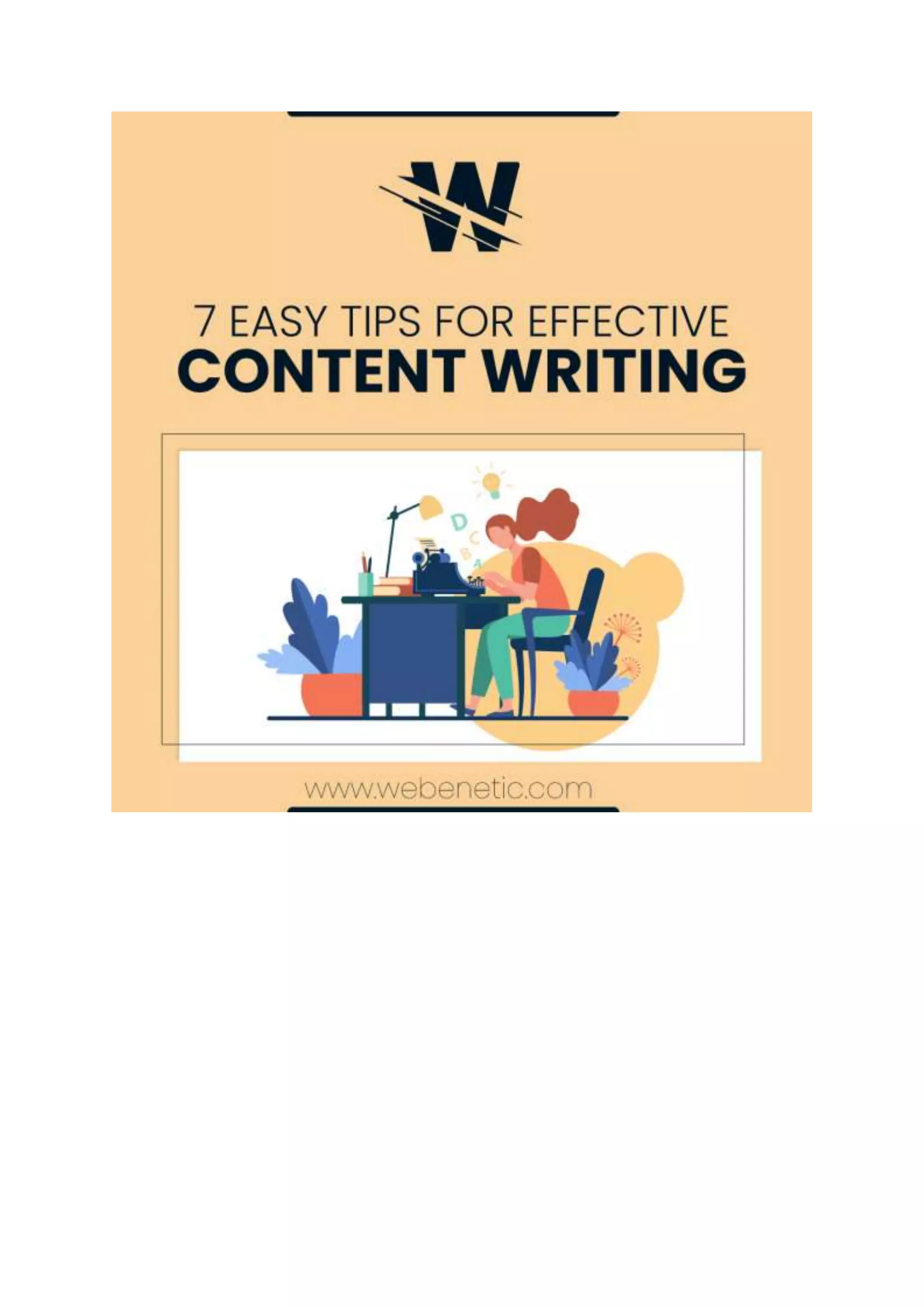 7 easy tips for effective content writing | DOCX