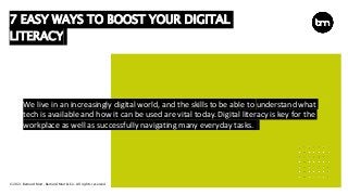 7 Easy Ways To Boost Your Digital Literacy | PPT