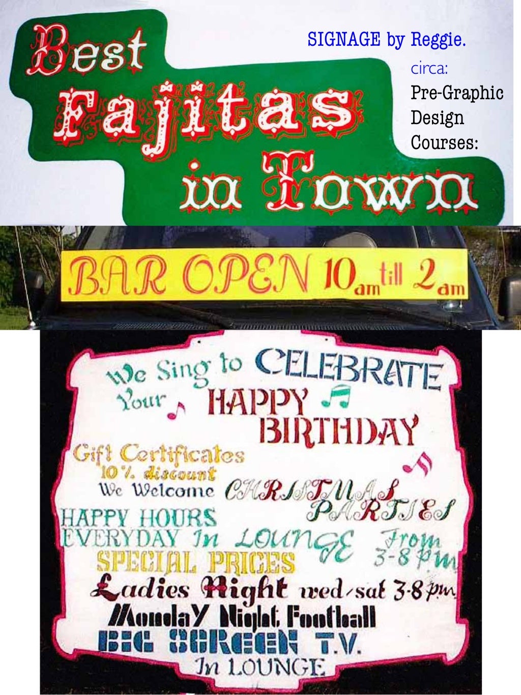 Mockup signs