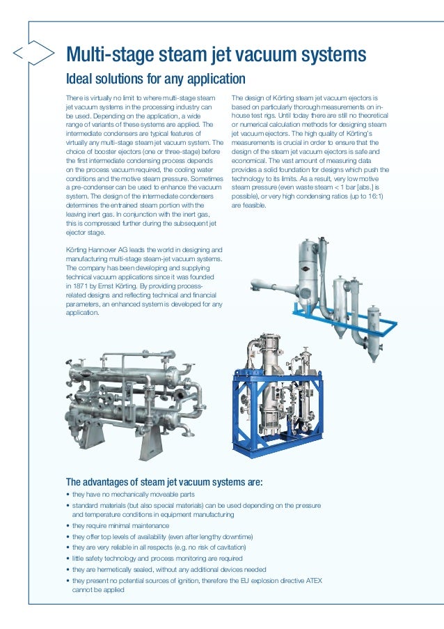 Multi Stage Steam Jet Vacuum Systems