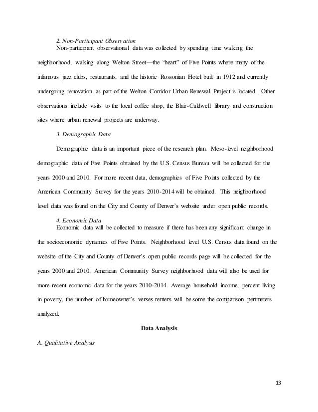 Research paper on gentrification