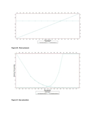 Figure 20 : Rock pressure
Figure 21: Gas saturation
 