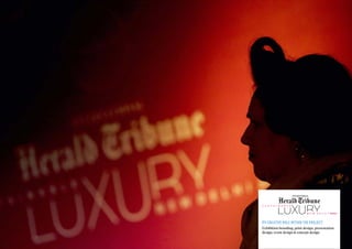 My creative role within the projecT
Exhibition branding, print design, presentation
design, event design & concept design
 